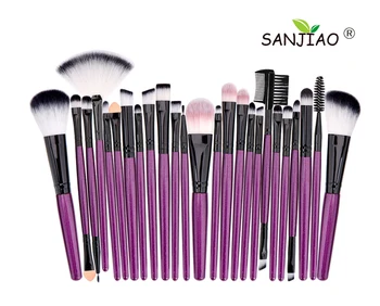 

25 pcs Makeup Brushes Professional Natural Make Up Brushes Set Foundation Powder Contour Eyes Blending Beauty Cosmetic