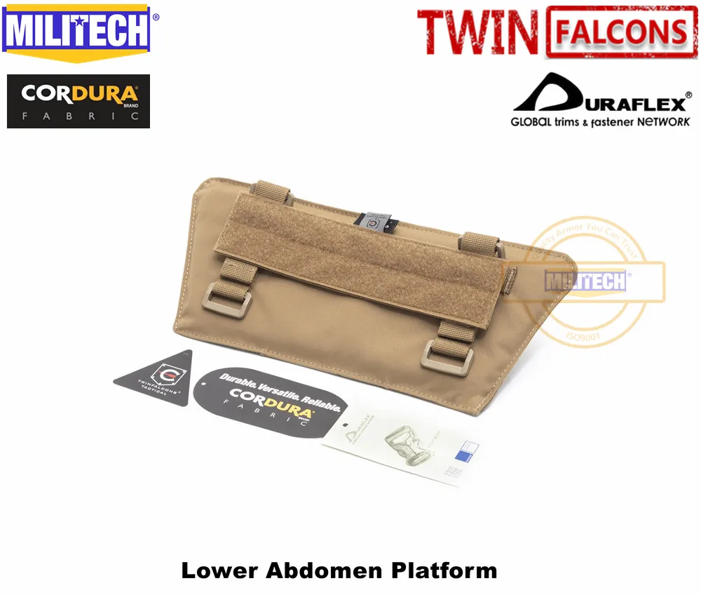 MILITECH TWINFALCONS TW 500D Delustered Cordura Molle Crye CP Нижняя Брюшная платформа тактическая подбрюшная Molle Базовая вешалка