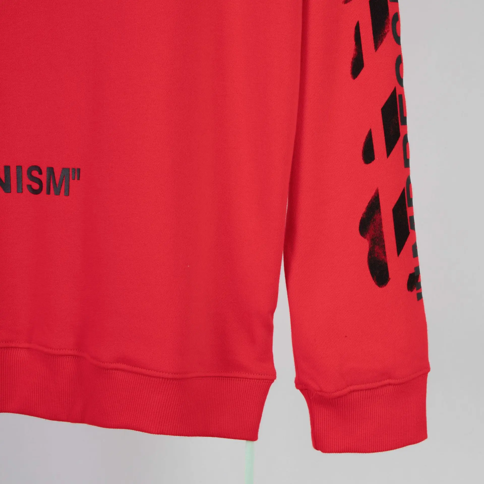 OFF-WHITE OW Весна и лето 99 лет краска пара мужская хлопковая толстовка с круглым вырезом