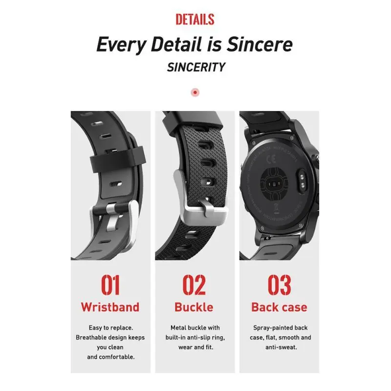 P1 мини gps Smartwatch IP68 Водонепроницаемые часы спортивный трекер фитнес монитор Спорт сообщение напоминание длительного ожидания