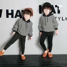 Теплые штаны для мальчиков плотные штаны с вельветовыми леггинсами для детей Детские хлопковые брюки средних и маленьких размеров Осенняя одежда для мальчиков