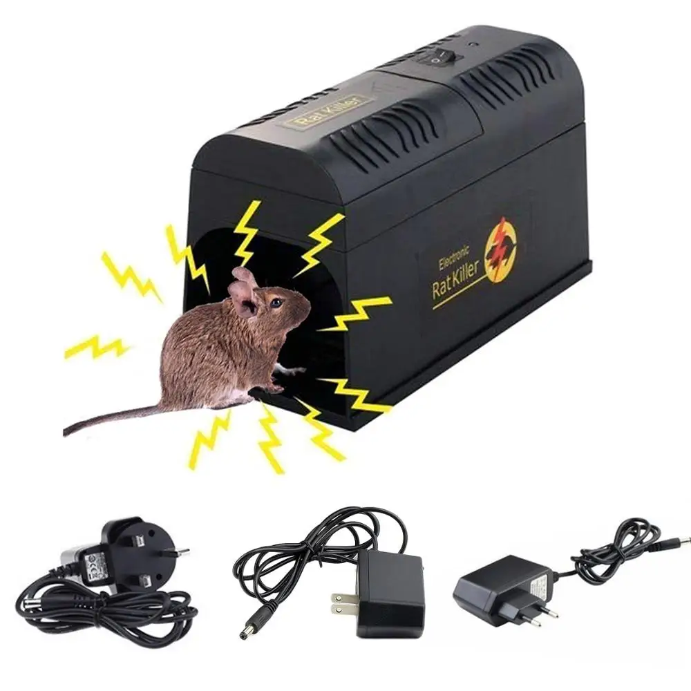 Behogar choque elétrico mouse ratos rato roedor armadilha gaiola assassino zapper rejeitar rejeitor para sério controle de pragas ue eua reino unido plug