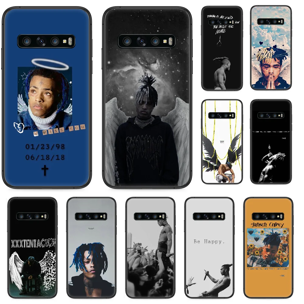Чехол rapper XXXTentacion для телефона Samsung Galaxy S 10 20 3 4 5 6 7 8 9 Plus E Lite Uitra черный бампер