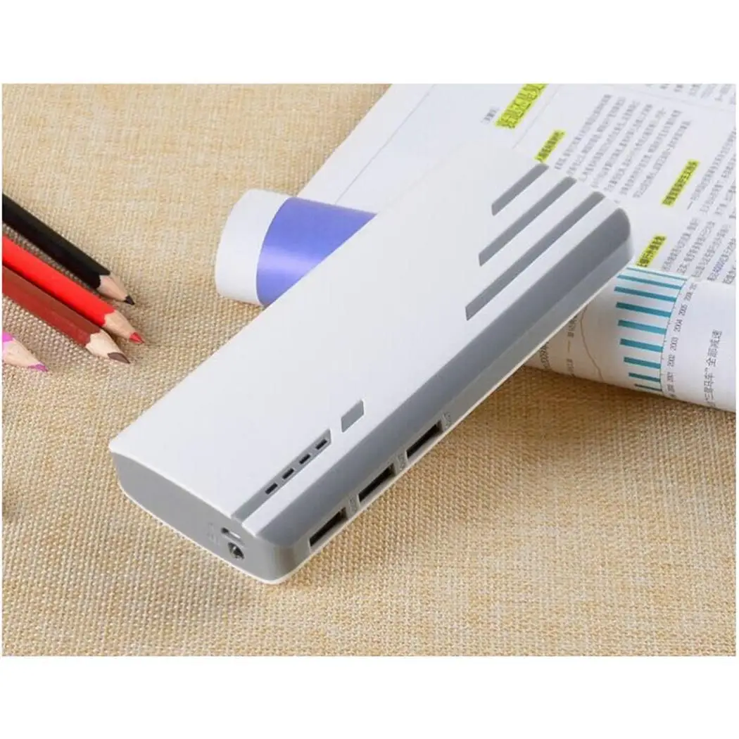 20000 мАч Внешний аккумулятор PoverBank 3 USB lcd power Bank портативное зарядное устройство для мобильного телефона для Xiaomi Mi iphone X - Цвет: Gray