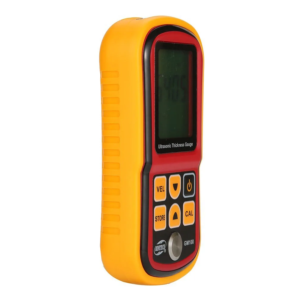 

GM100 Ultrasonic Accurate Instruments Meter Digital Intelligent Metal LCD Display Backlight Thickness Gauge Portable Tester