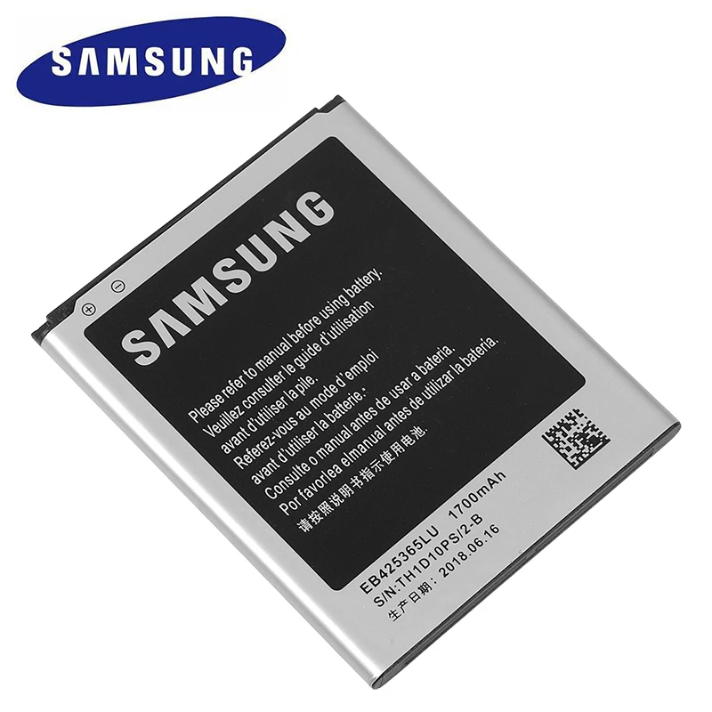 Батарея EB425365LU для Samsung Galaxy Core GT I8262D I8268 SCH i829 Стиль Duos 1700 мАч Замена Аккумулятор