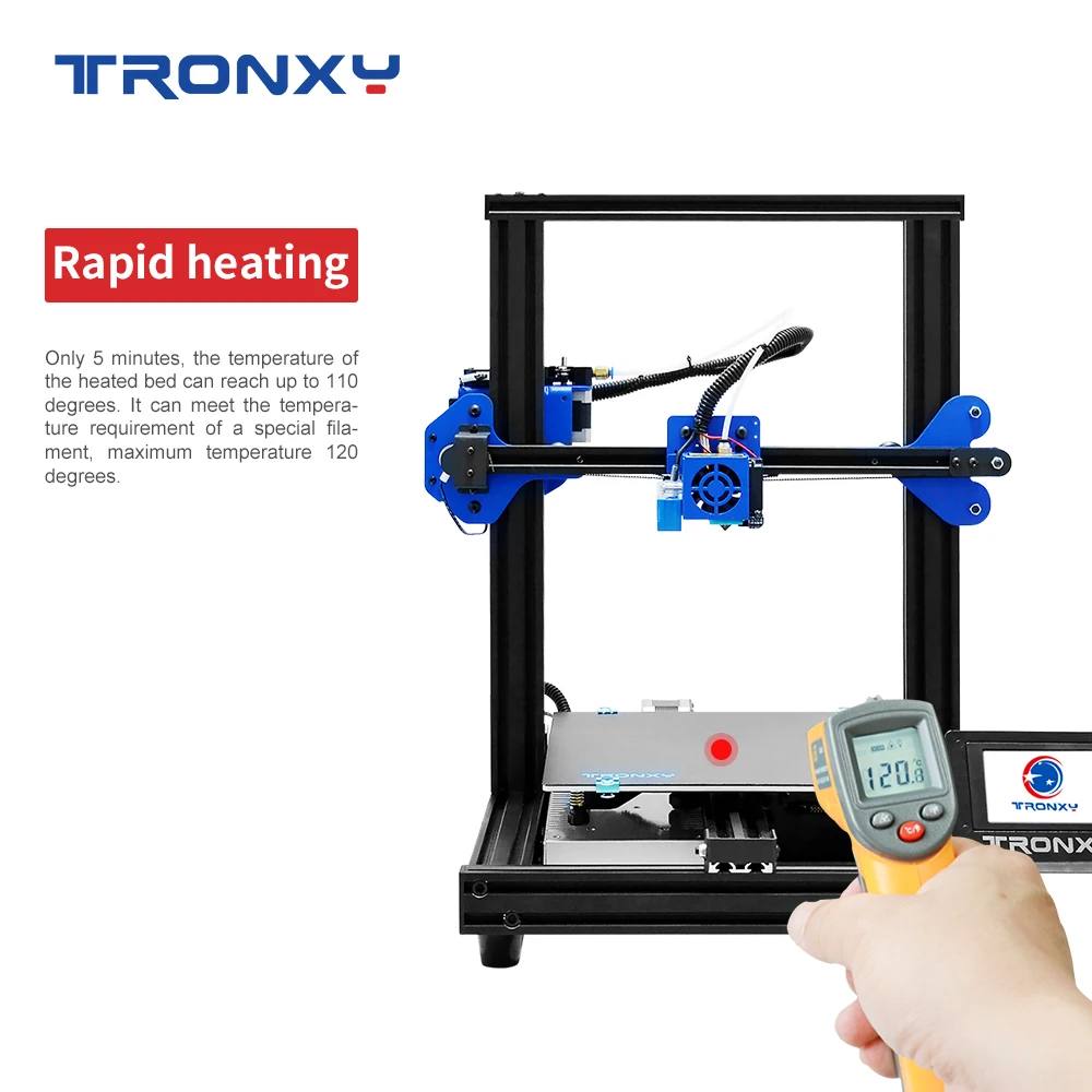 2020 Простой 3D принтер Tronxy XY 2 PRO высокоточный экструдер с сенсорным экраном