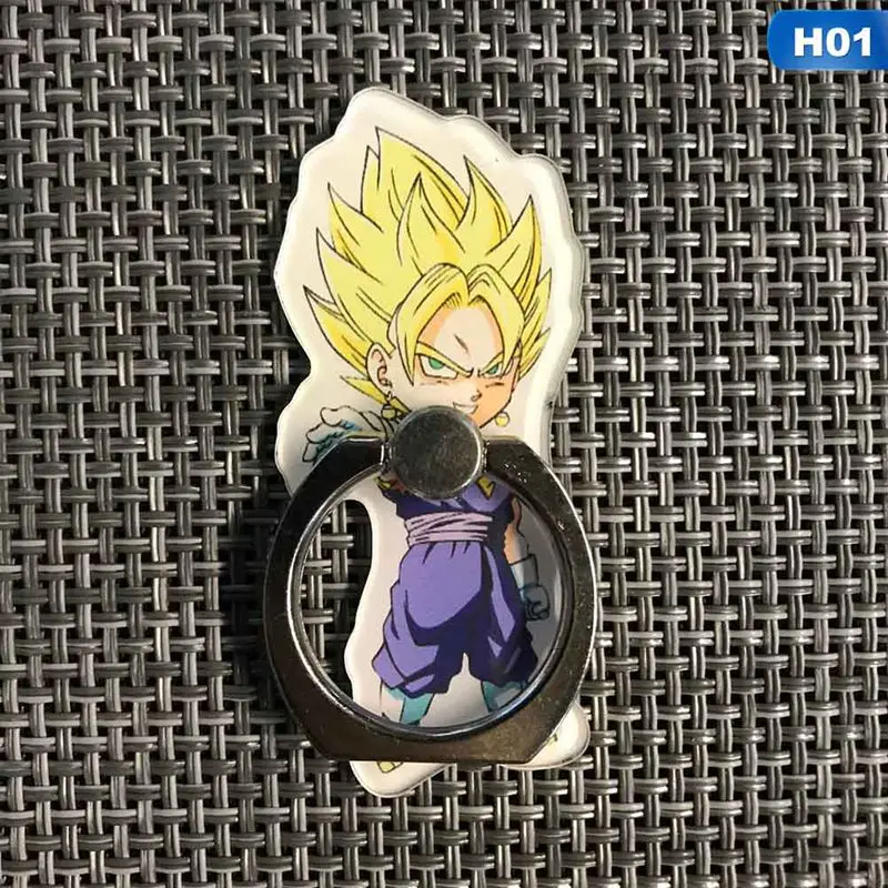 Кольцо для телефона Goku Vegeta держатель для мобильного телефона Dragon Ball Z 360 градусов смартфон Стенд для колец на палец для телефона - Цвет: H01