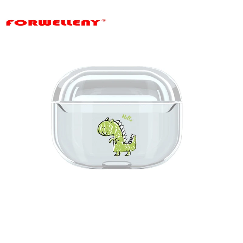 

Protective Cases for airpods Pro 3 Hard PC Cartoon Transparent Earphone Cover for air pod case for apple airpods case