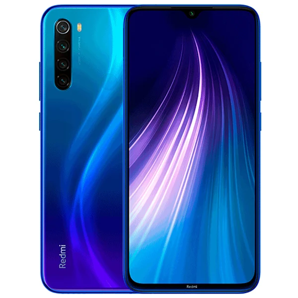 Blue Мобильный телефон Xiaomi Redmi Note 8 с глобальной версией, 4 ГБ, 64 ГБ, Note8, Восьмиядерный процессор Snapdragon 665, четырехъядерный процессор 48 МП, камера 6,3 дюйма, экран 4000 мАч, ЕС - Цвет: Blue