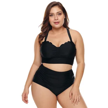 

plus size swimwear High waist and belly covering sexy swimsuit new style hot spring split swimsuit bathing suit women