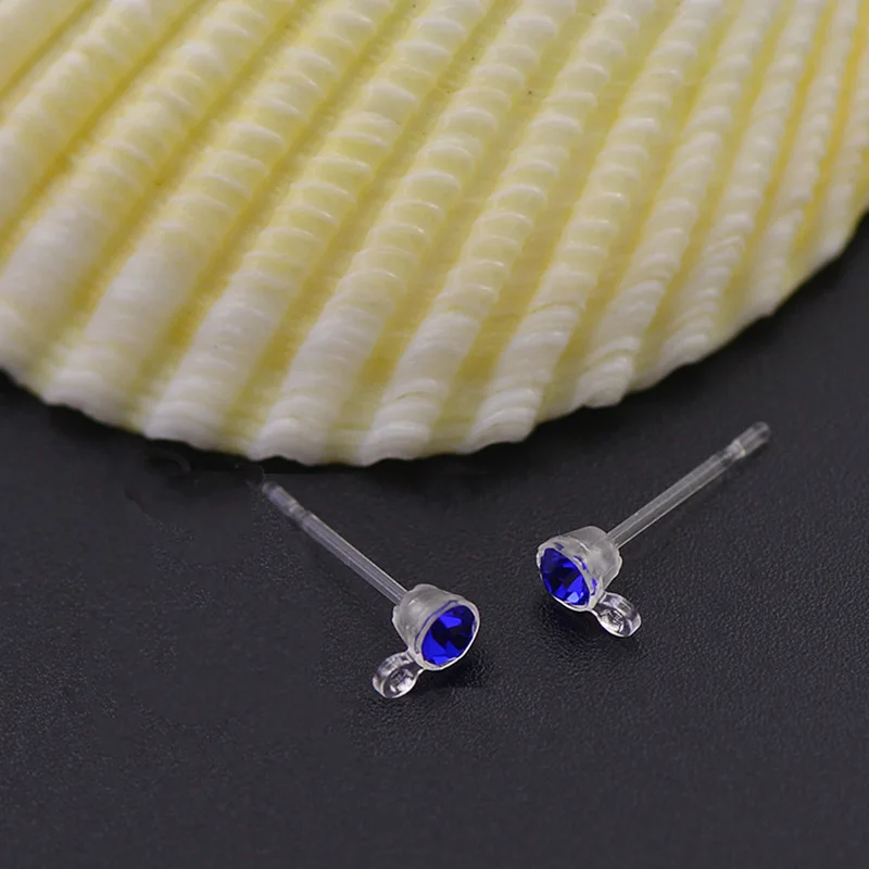 DIY серьги-гвоздики аксессуары анти-аллергические аппликации с инкрустацией стразами ферменные висячие кольца Аурикулярные иглы ушные гвоздики производители W