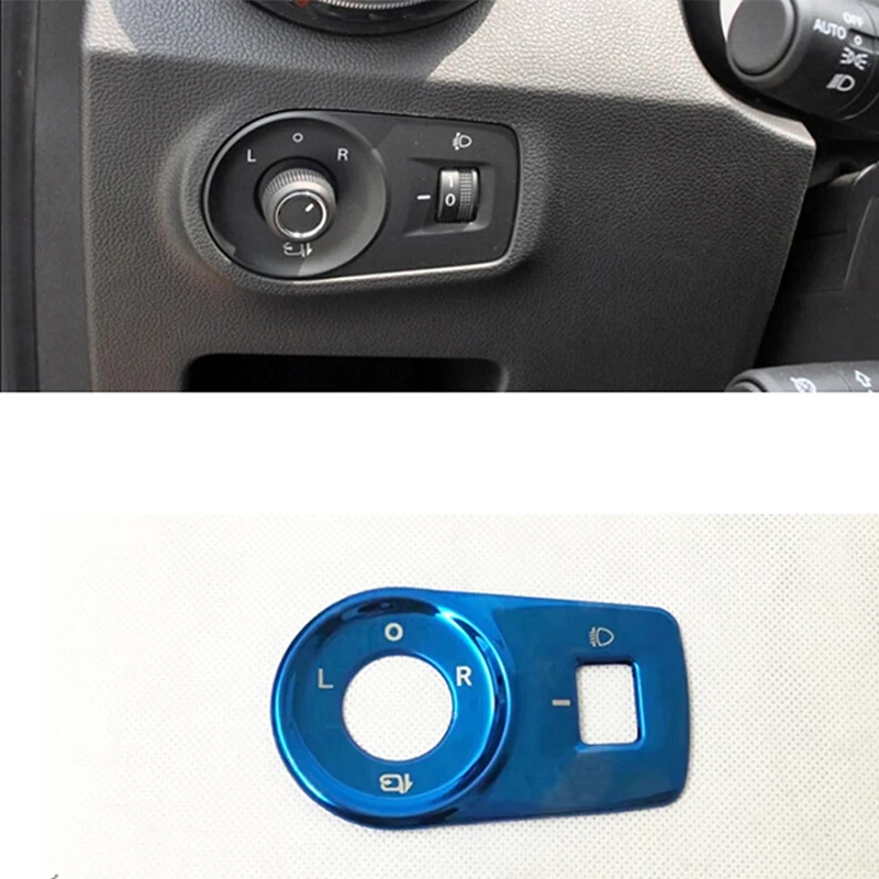 

Stainless steel For MG ZS 2018 2019 2020 Car accessories Car Styling Car Headlamps Adjustment Switch Cover Trim