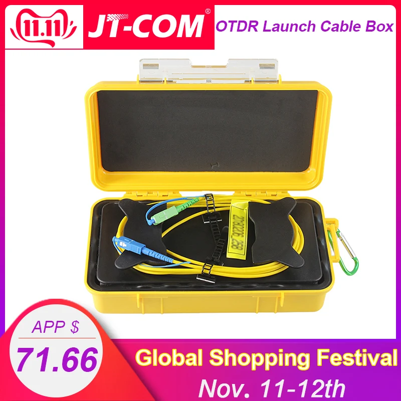 

SC/UPC SC/APC Fiber OTDR Dead Zone Eliminator,Fiber Rings 500M Fiber Optic OTDR Launch Cable Box 1Km 2Km SM 1310/1550nm
