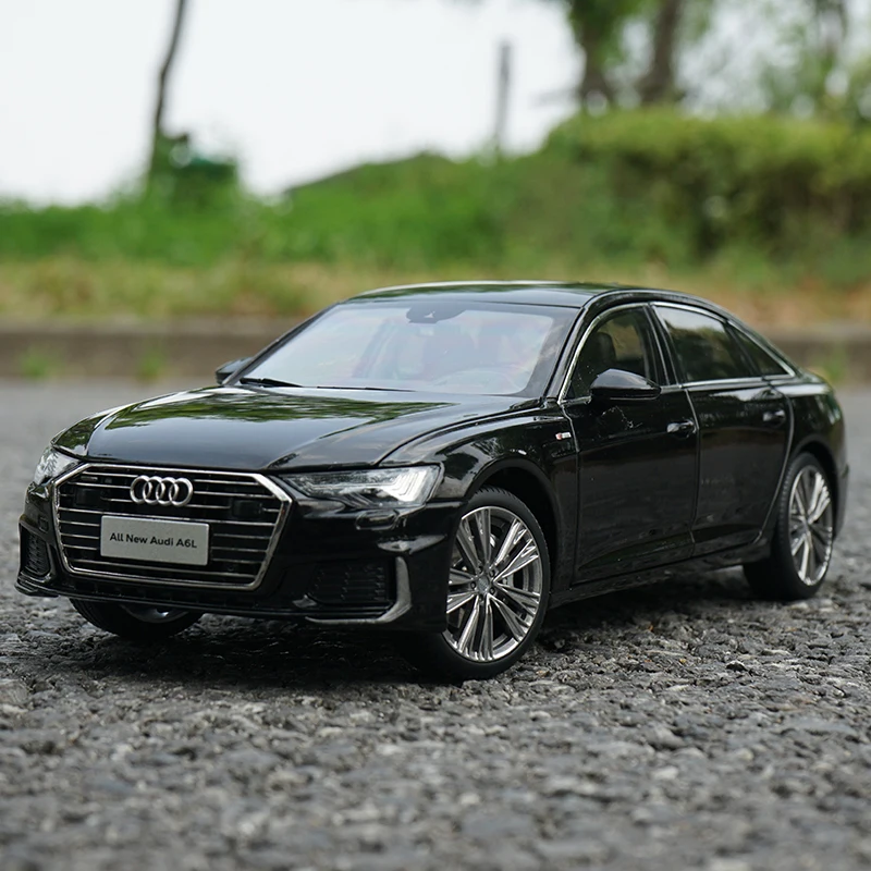 Новинка 1/18 модель автомобиля Audi A6 A6L 2019 коллекция подарков для мальчиков черная