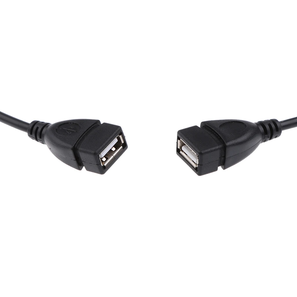 USB Splitter Cable Male To Female 2 Port Hub Cord (Only One Port For Data)