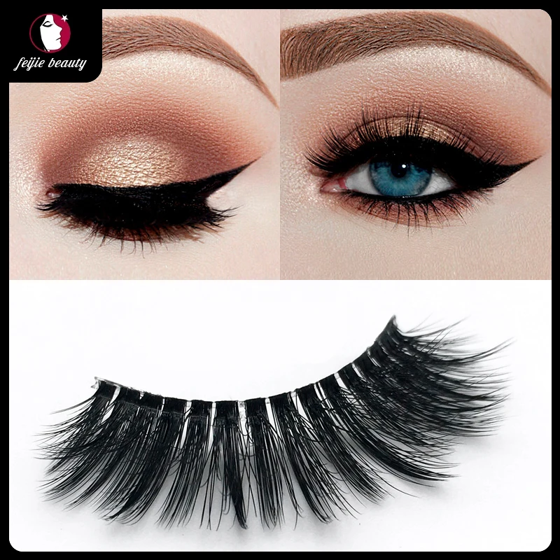 

Faux Mink Eyelashes 3D Lashes Thick HandMade Full Strip Lashes 1Pairs Cruelty Free Lash Reusable False Eyelash Makeup Wholesale