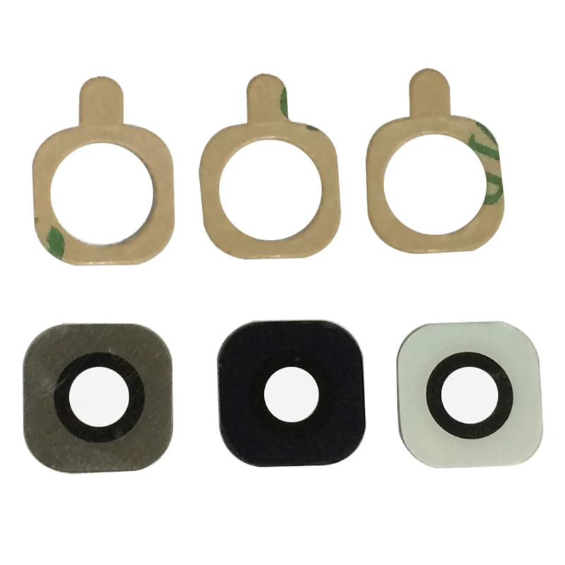 

100pcs/lot Rear Back Camera Glass Lens Ring with Adhesive Glue for Samsung Galaxy S6 G920 G920F G920P S6 edge G925 G925F Parts