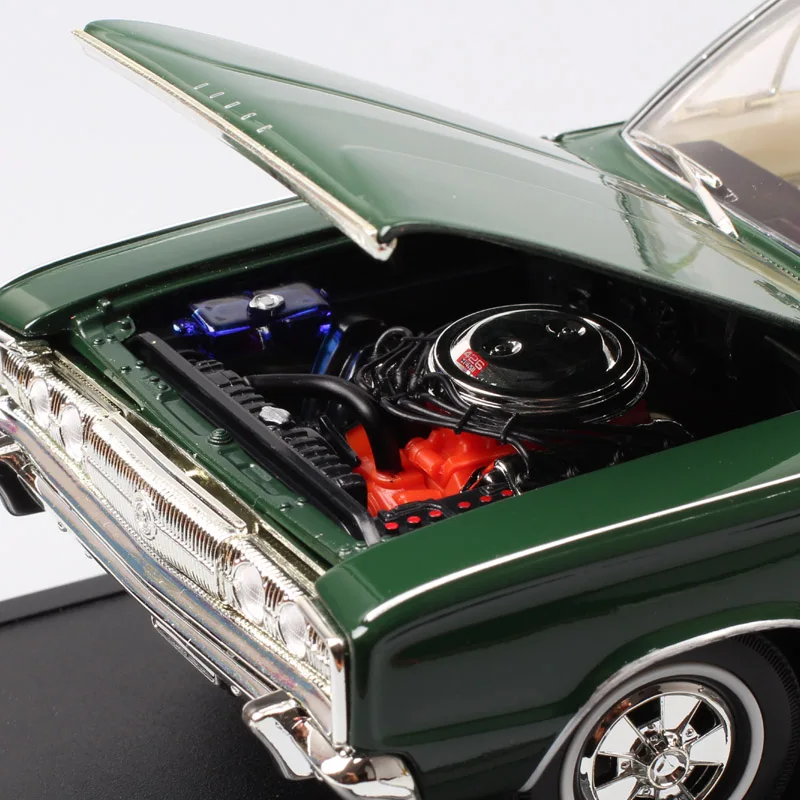 1/18 большие винтажные весы 1966 Chrysler Dodge Зарядное устройство B-body fastback мышечные автомобили Diecasts& Toy транспортные средства металлическая модель автомобиля детей