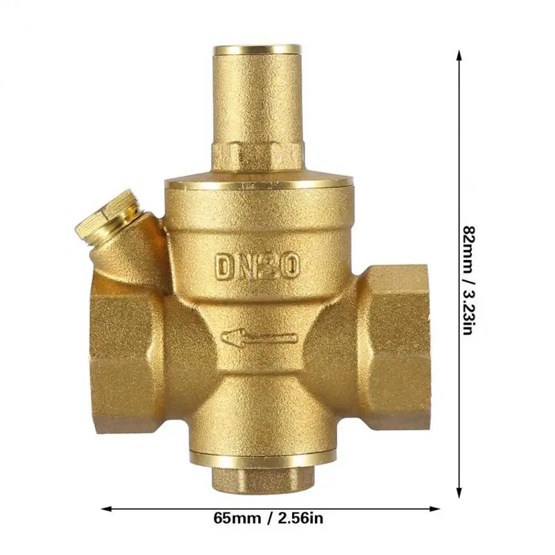 Dn20 3/4 дюймовый Регулируемый редукционный регулятор давления воды МПа редукционный клапан давления воды