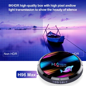 

H96 max X3 TV Box Android 9.0 S905X3 Netflix Youtube Android TV Box Google Voice Smart TV Box h96max x3 Smart Prefix for TV box