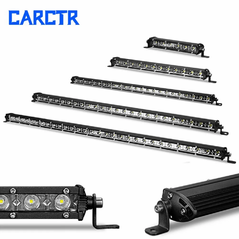 

CARCTR Led Light Bar Off Road Accessories 18W 12V 24V IP67 6000K Middle Combo Off-road Vehicle Truck Lights Work Light