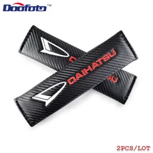 Doofoto Car Styling Seat Belt Cover Shoulder Protective Padding For Daihatsu Terios Sirion Mira Materia Rocky YRV Feroza Charade
