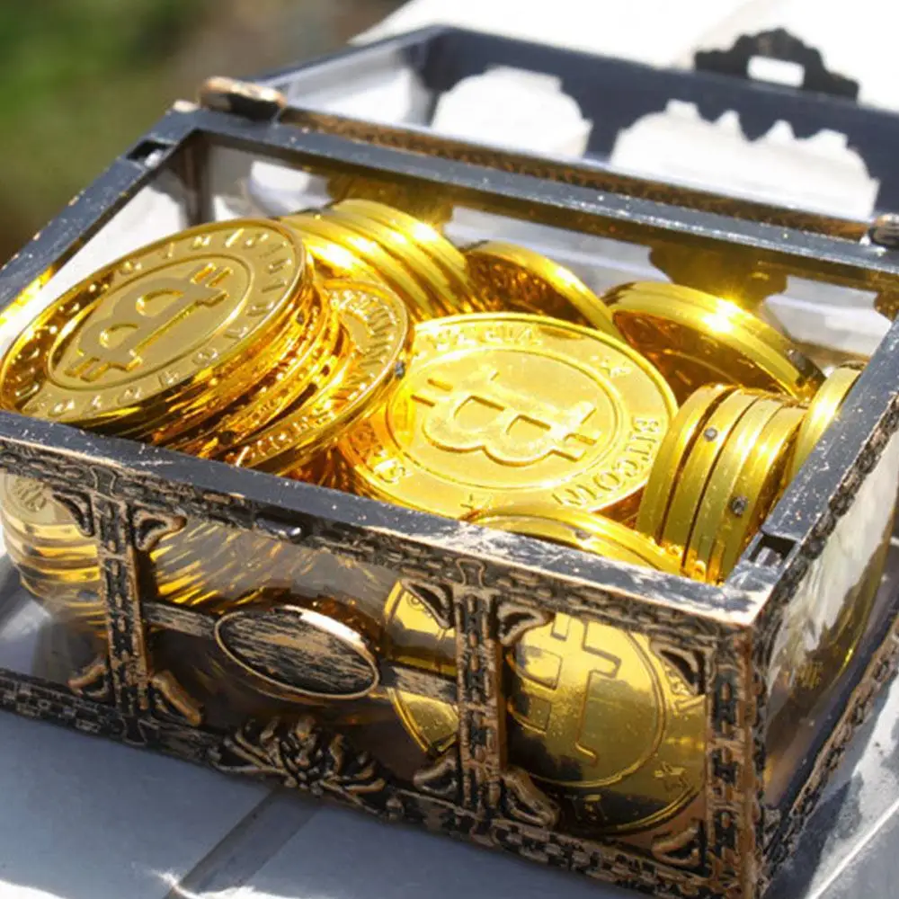 Пиратский дизайн ювелирное сокровище сундук для монет коробка хранения модная