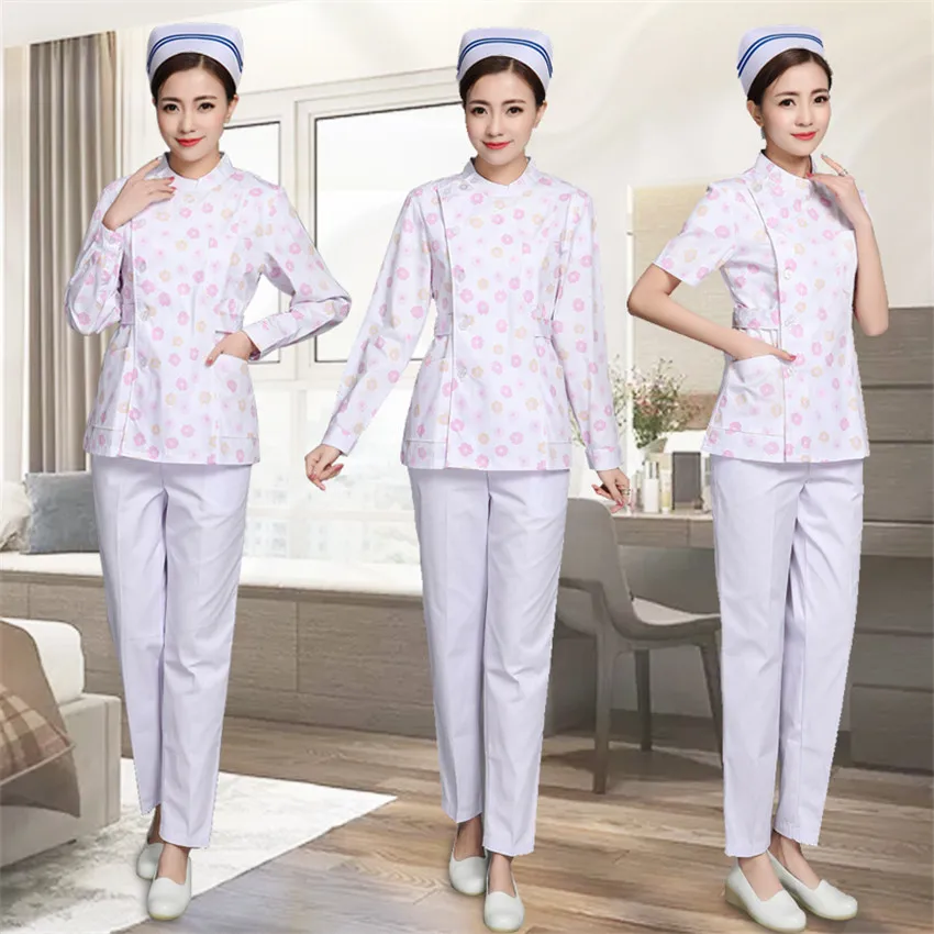 Short&Full Sleeve Scrubs Nersing Uniforms Hospital Medical Surgical Lab Coat Pharmacy Beauty Salon Overalls Dentist Work Wear