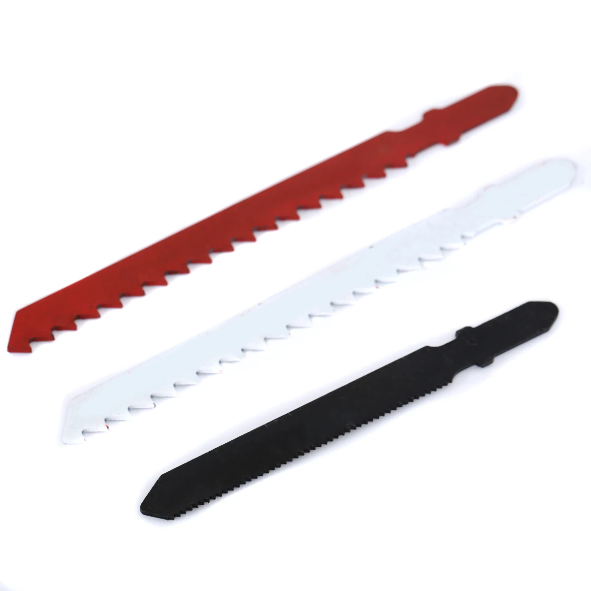 DWZ 10pcs Jigsaw Blades Assortment Set for Bosch T Shank Jig Saw Metal Plastic Wood