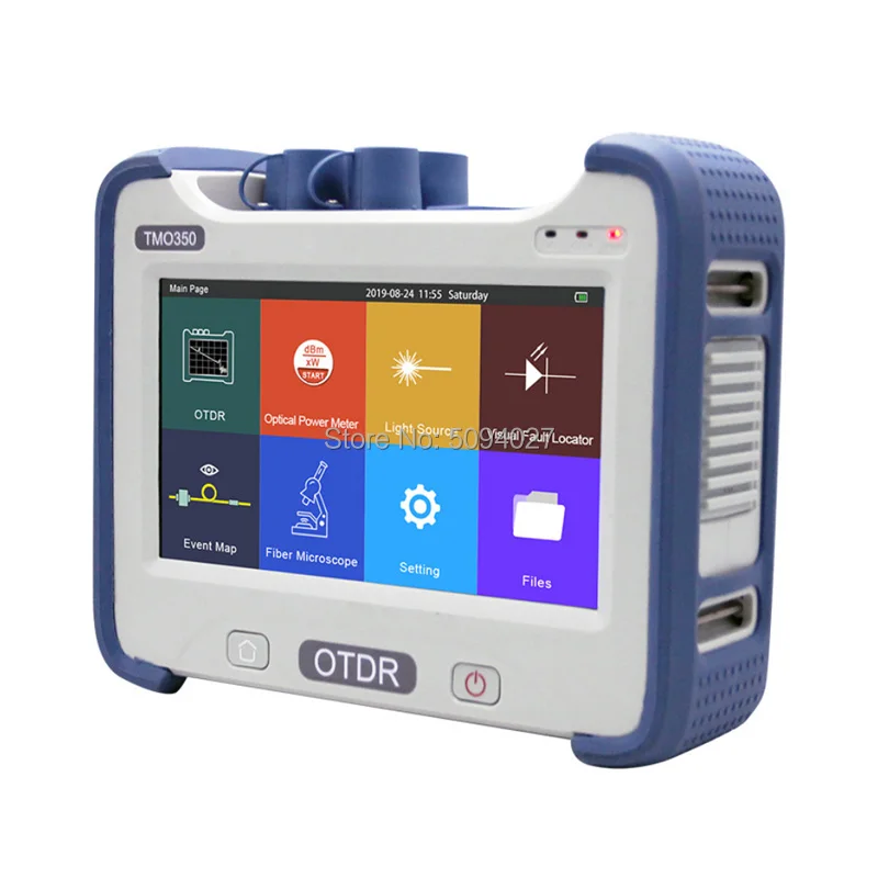 Все в одном мультиизмерительный TMO350 OTDR SC/FC UPC APC мульти-длина волны SM ММ тестер Встроенный VFL 8G памяти 6600 мАч батарея