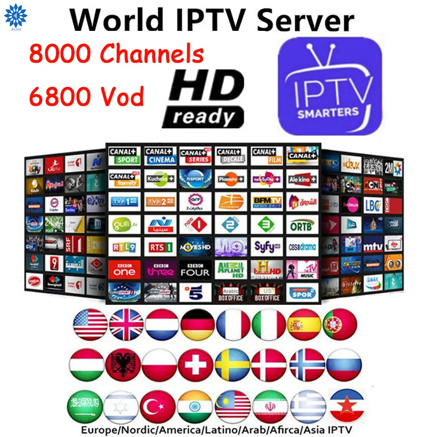 Франция лучший HD IP tv M3u подписка Ip tv Италия Швеция Польша VOD Mediaset Премиум для Android коробка Smart tv PC бесплатный тест Enigma2