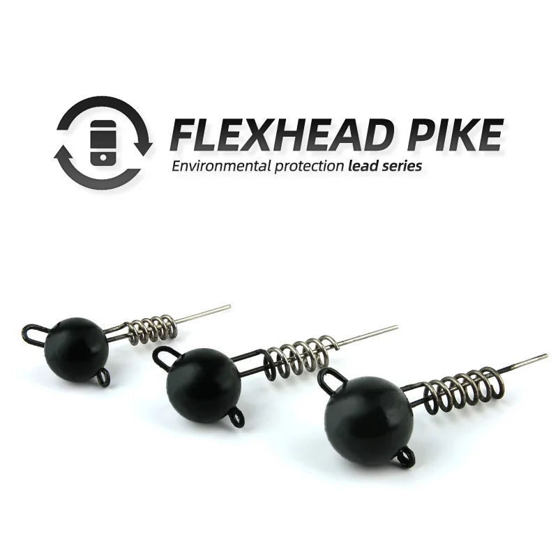 ARDEA Flexhead 5 г/7 г/10 г/15 г/20 г/25 г/30 г/50 г Винт фиксированный свинец джиг голова круглые грузила рыболовные приманки для мягкого червя Shad Swimbait