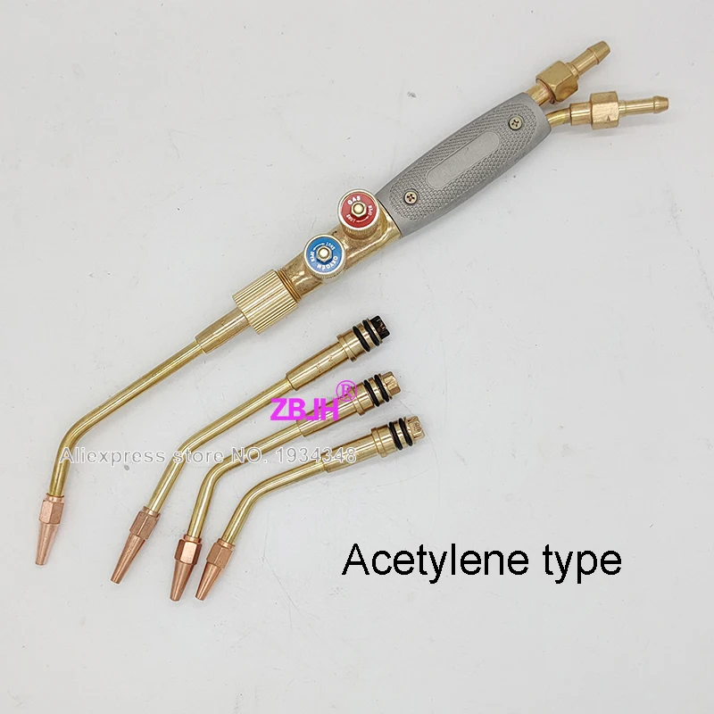 High-grade welding torch Japanese type Jet torch Gas welding tools Oxygen acetylene Portable welding gun
