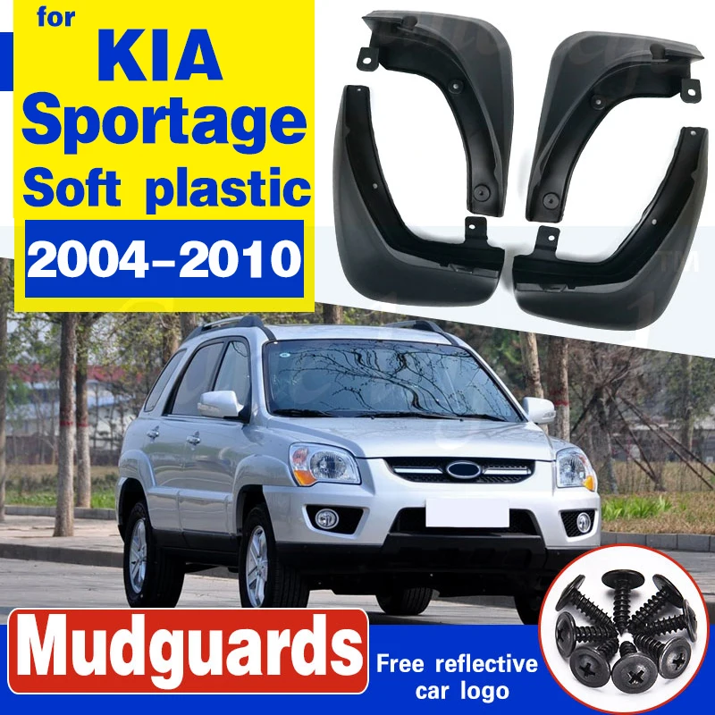 

Car Front Rear Mudguards For KIA Sportage W/O 2004 2005 2006 2007 2008 2009 2010 Cladding Mudflap Accessories Fenders