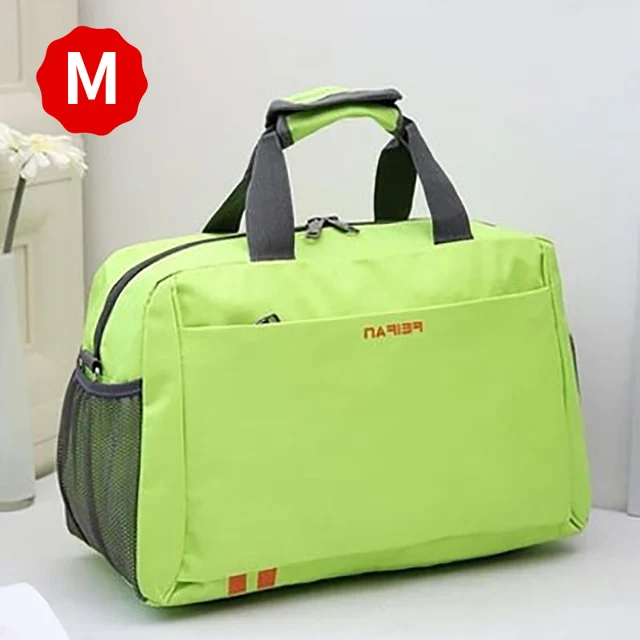 Scione Classic Travel Business Handbag Men Waterproof Cabin Luggage Tote Suitcase Women Large Casual Sport Weekend Shoulder Bag Green M