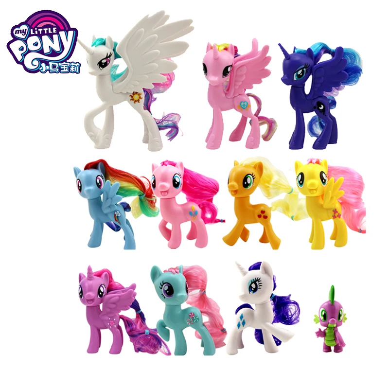 Hasbro My Little Pony, семейная портретная игрушка, набор, герой, пони, сумеречный блеск, принцесса, небесный пирог, игрушка для девочек