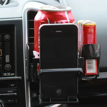 

Black Cup holder ABS Car Auto Interior Inner Multi-functional Air Vent