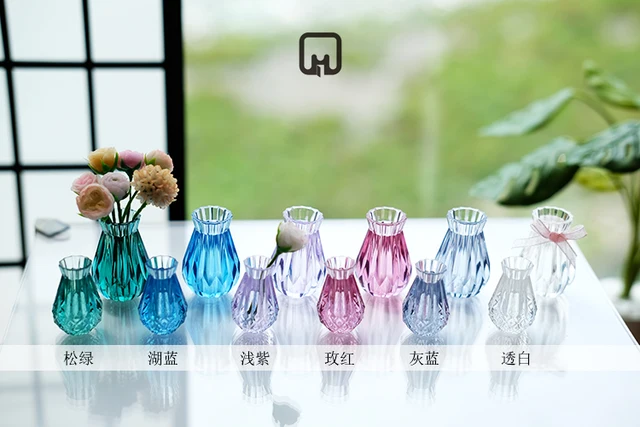 1:12 mini model doll house translucent and beautiful vase 1