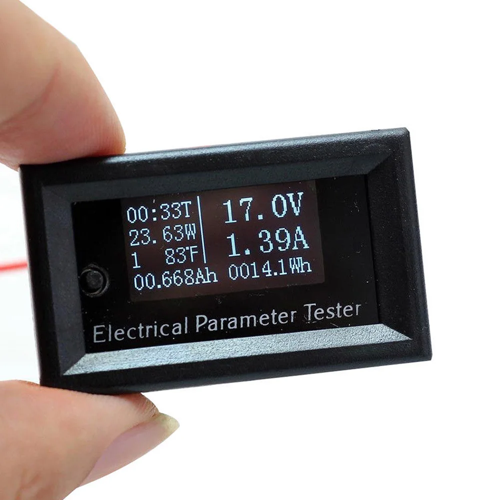 

1pcs 7in1 OLED Multifuction DC100V 10A Mini Digital Current Voltage Tester Meter
