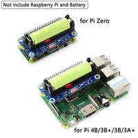 Raspberry Pi 4 Model B Lithium Battery Expansion Board SW6106 5V Output Two-way Fast Charge Mobile Power Bank for Pi 4B/3B+/Zero 4