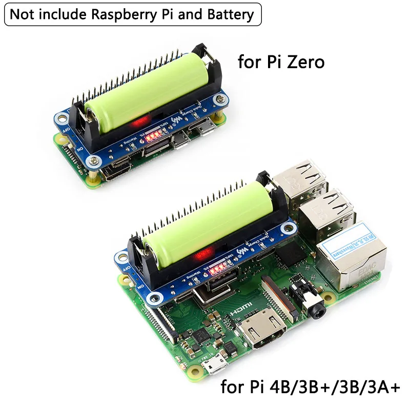 Raspberry pi Modelo b Placa de Expansão da Bateria de Lítio Sw6106 Saída 5v Carga Rápida Vias Banco de Energia Móvel para pi 4b 3b Mais Zero - Imagem 4