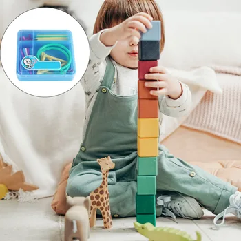 

1 Set Colorful Portable Creative Fashion Educational Toy Geometric Frame Geometric Model Intelligence Toy Learning Children Stud
