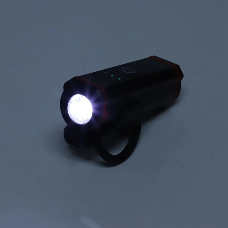 BMDT-водонепроницаемый велосипедный светильник с зарядкой от Usb для велосипеда, передний пожизненный светильник-вспышка на руль, головной светильник