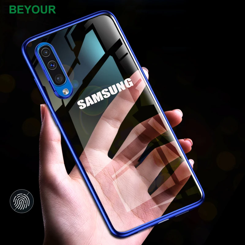 Case For Samsung Galaxy A51 A71 A10s A20s A50s M30 M40 S20 S11 S10 S9 Plus Note 10 J6 J8 Plus Plating TPU Soft Silicone Cover