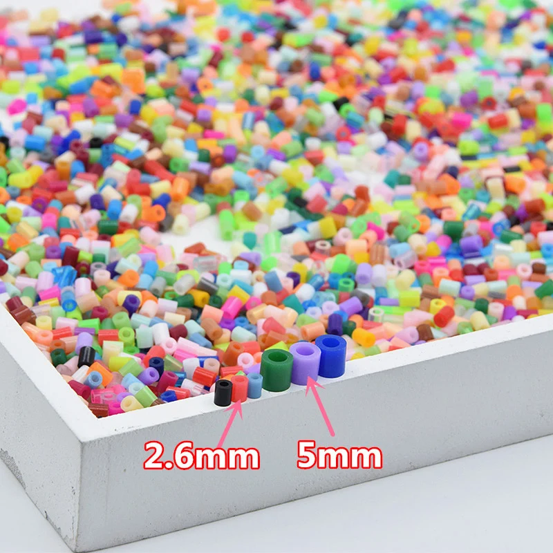 48 цветов, 4800 шт, набор игрушек Perler, 5 мм, Хама, бусины, 3D головоломка, сделай сам, игрушка для детей, креативная игрушка ручной работы, подарок