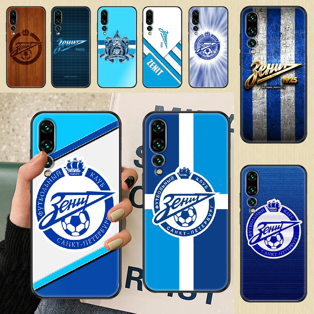 Чехол для телефона Zenit FC Huawei P Mate P10 P20 P30 P40 10 20 Smart Z Pro Lite 2019 Черный силиконовый чехол