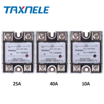 

DC to DC SSR solid state relay SSR-25DA SSR-10DA SSR-40DA input 5-32VDC output 5-60VDC SSR 40A SSR Protective cover SSR DC-DC