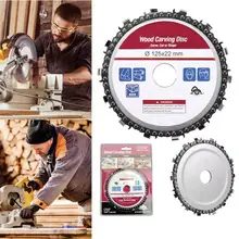 5 дюймов шлифовальник диск и цепи тонкой абразивные отрезные пилы цепи резчик насадка для угловая шлифовальная машина(шлифовальник диск+ Бумага карточка упаковки