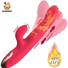 Heating Dildo vibrator 10 modes G Spot Vagina Massager Woman Masturbation AV Stick Tongue Double Vibrators Oral Sex Erotic toys 1